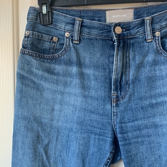 Everlane medium wash Regular lightweight relaxed ankle Jeans size 28 - Picture 3 of 10